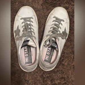 Golden Goose Hi Star White Sneakers